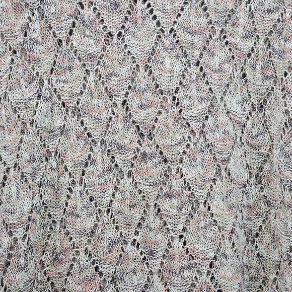 J.Jill Women's Size S Textured Pebble Diamond Pointelle Knit Pullover Sweater - Picture 9 of 9